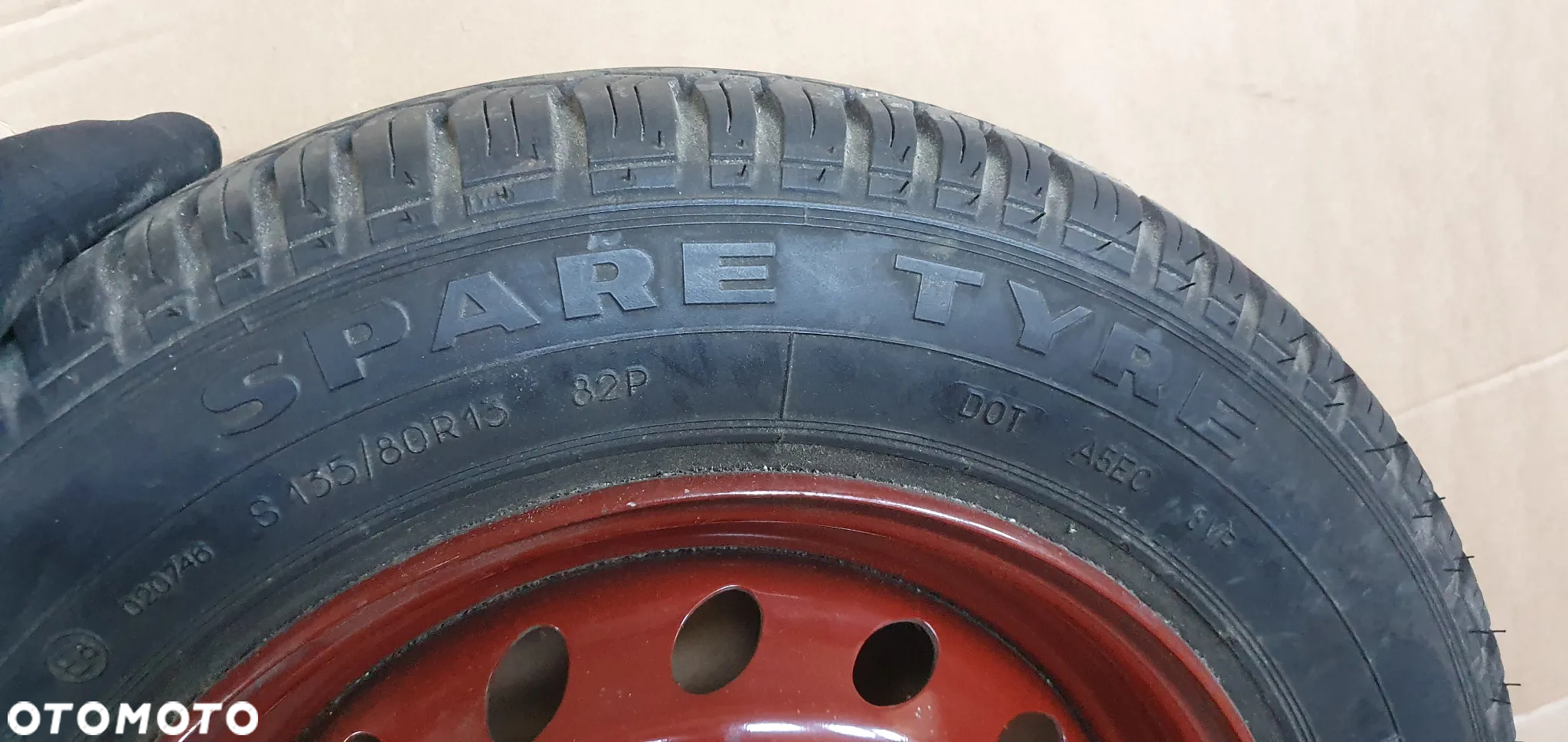 Koło zapasowe dojazdówka zapas S 135/80 R13 4X98 Fiat Panda II - 7