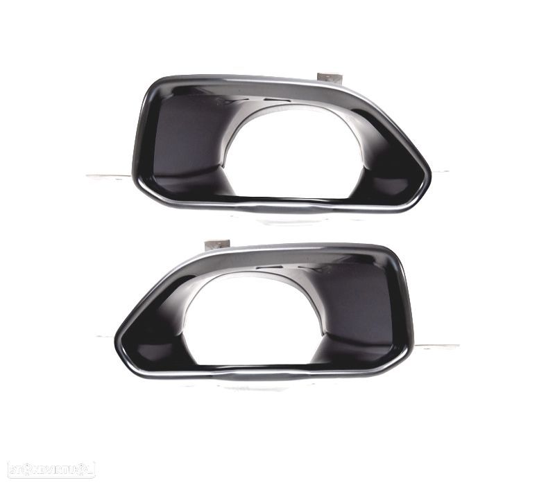 PONTEIRAS DE ESCAPE BMW G20 G21 19- LOOK M PERFORMANCE 340I PRETAS - 4