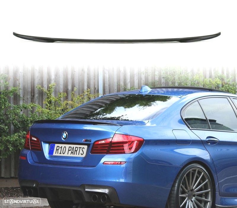 AILERON LIP SPOILER BMW F10 LOOK M PERFORMANCE PRETO BRILHANTE - 1