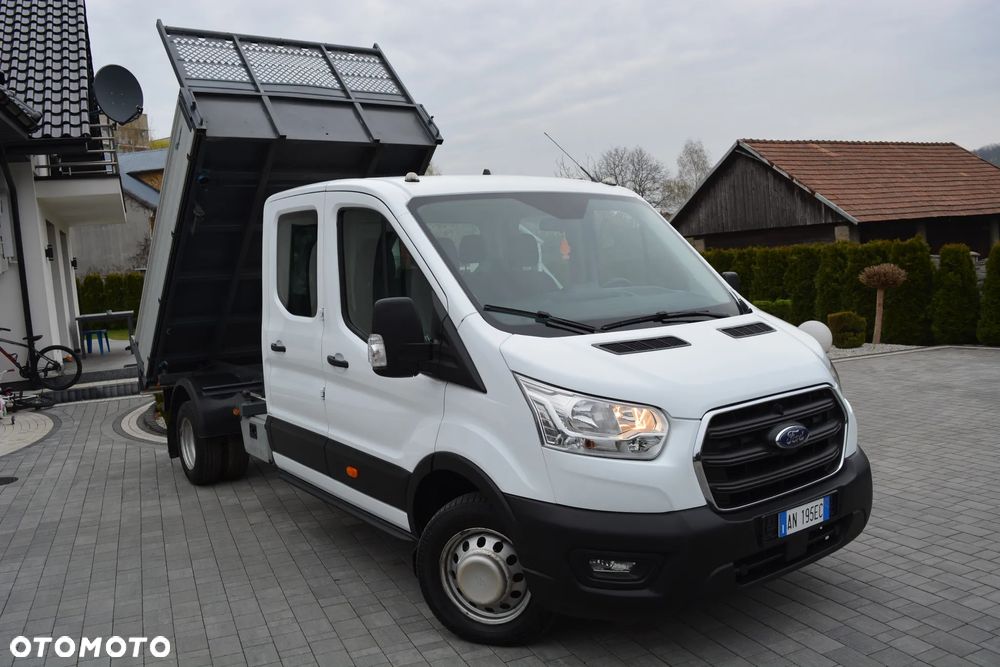Ford TRANSIT_PIĘKNY 2020/21 Rok-EURO 6+KLIMA_SOLIDNA 3-STRONNA ORYGINALNA WYWROTKA Z WŁOCH_7-OSÓB BRYGADÓWKA DOKA - 33