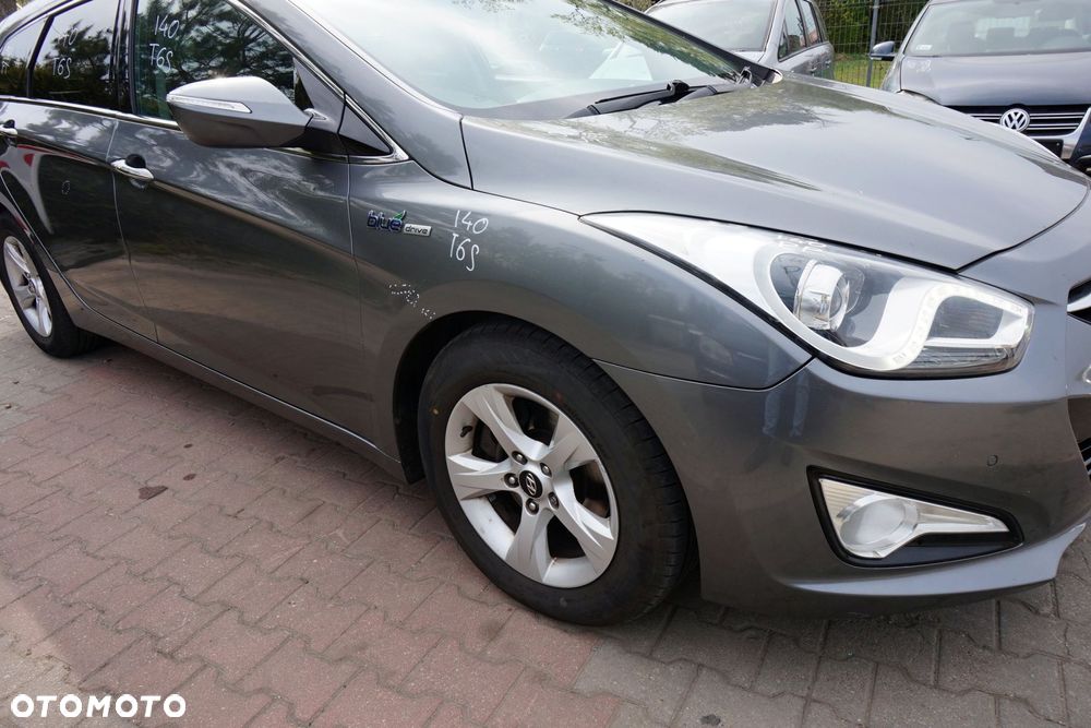 MASKA ZDERZAK BŁOTNIKI LAMPY I40 VF T6S  HYUNDAI 2011-2014 SZARY PRZÓD KOMPLETNY - 17
