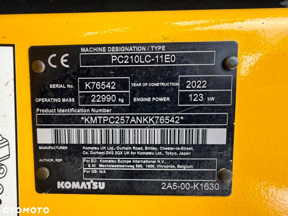 Komatsu PC 210LC-11E0 - 18