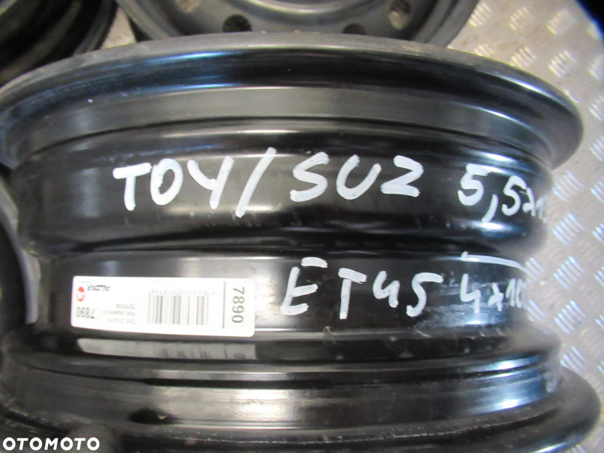 Felgi Suzuki Swift Baleno Ignis Splash Toyota Yaris 5,5Jx15 et45 4x100 - 4