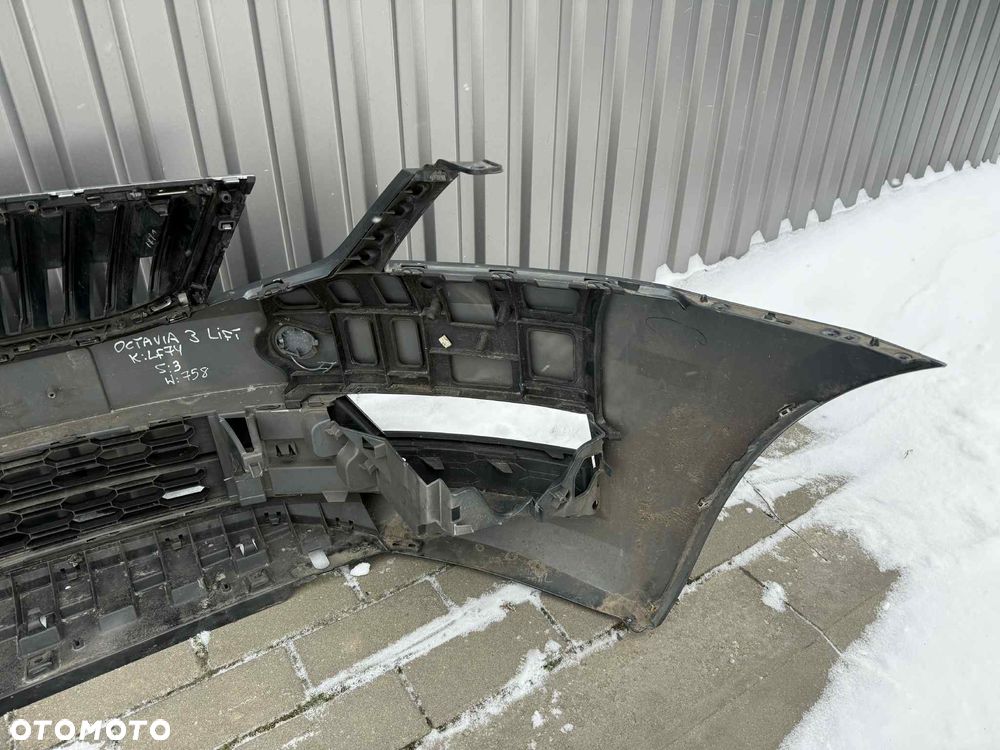 Skoda Octavia III FL Zderzak Przód Przedni Kompletny Podstawowy LF7Y 16-20 - 7