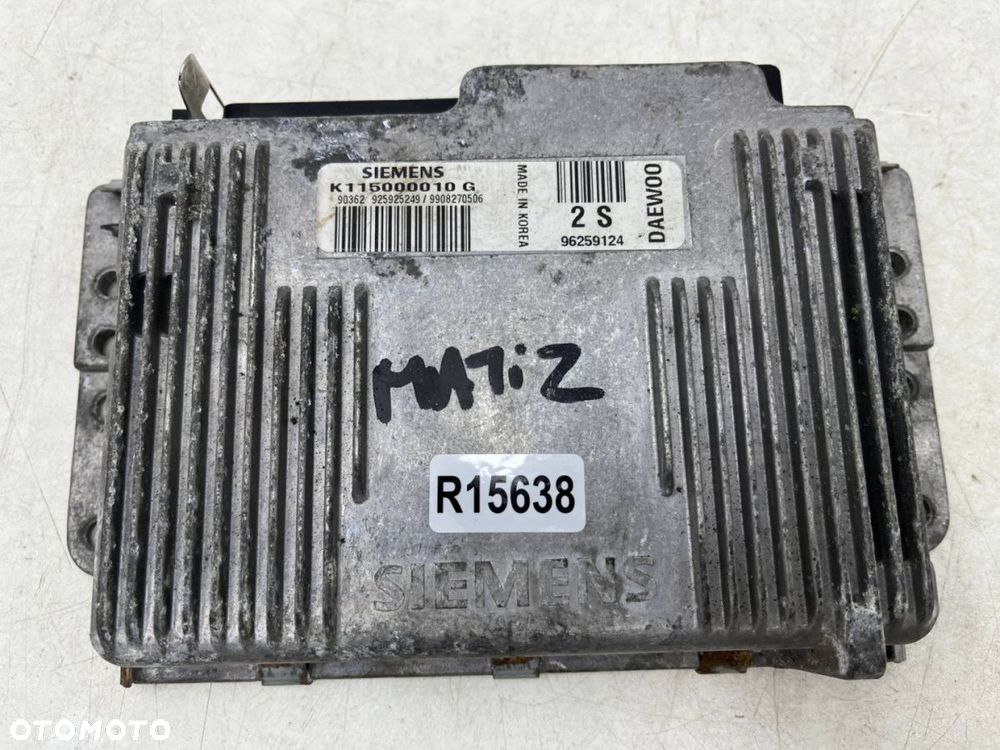 Komputer silnika Daewoo Matiz I 98-08r. 0.8 benzyna sterownik ECU K115000010G 96259124 - 5
