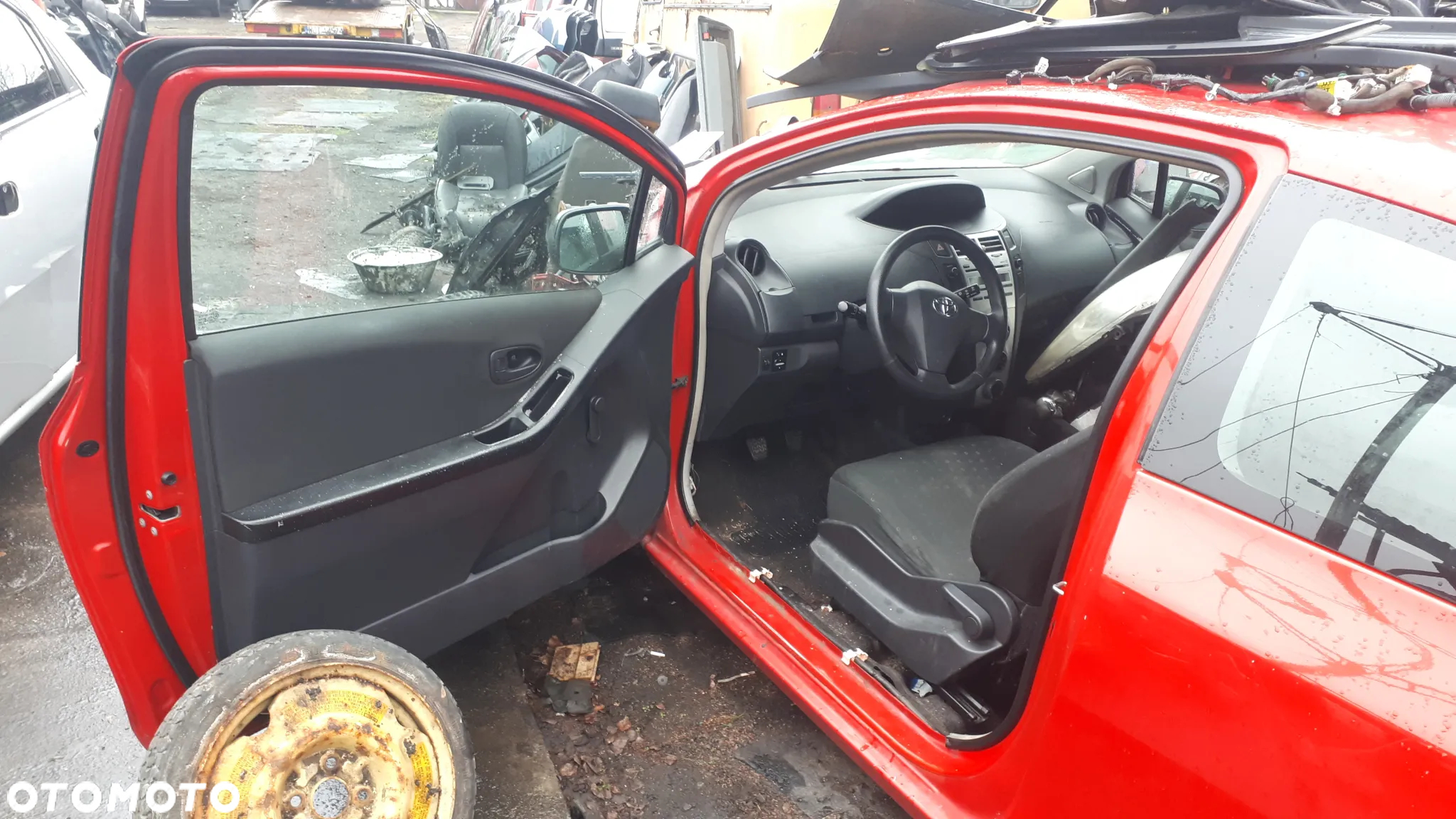 Toyota Yaris II drzwi szyby skrzynia zawieszenie koła - 13