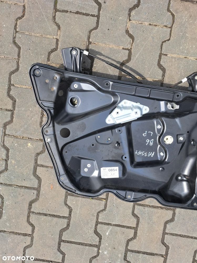 Volkswagen Passat B6 podnośnik szyby lewy przód mechanizm - 3