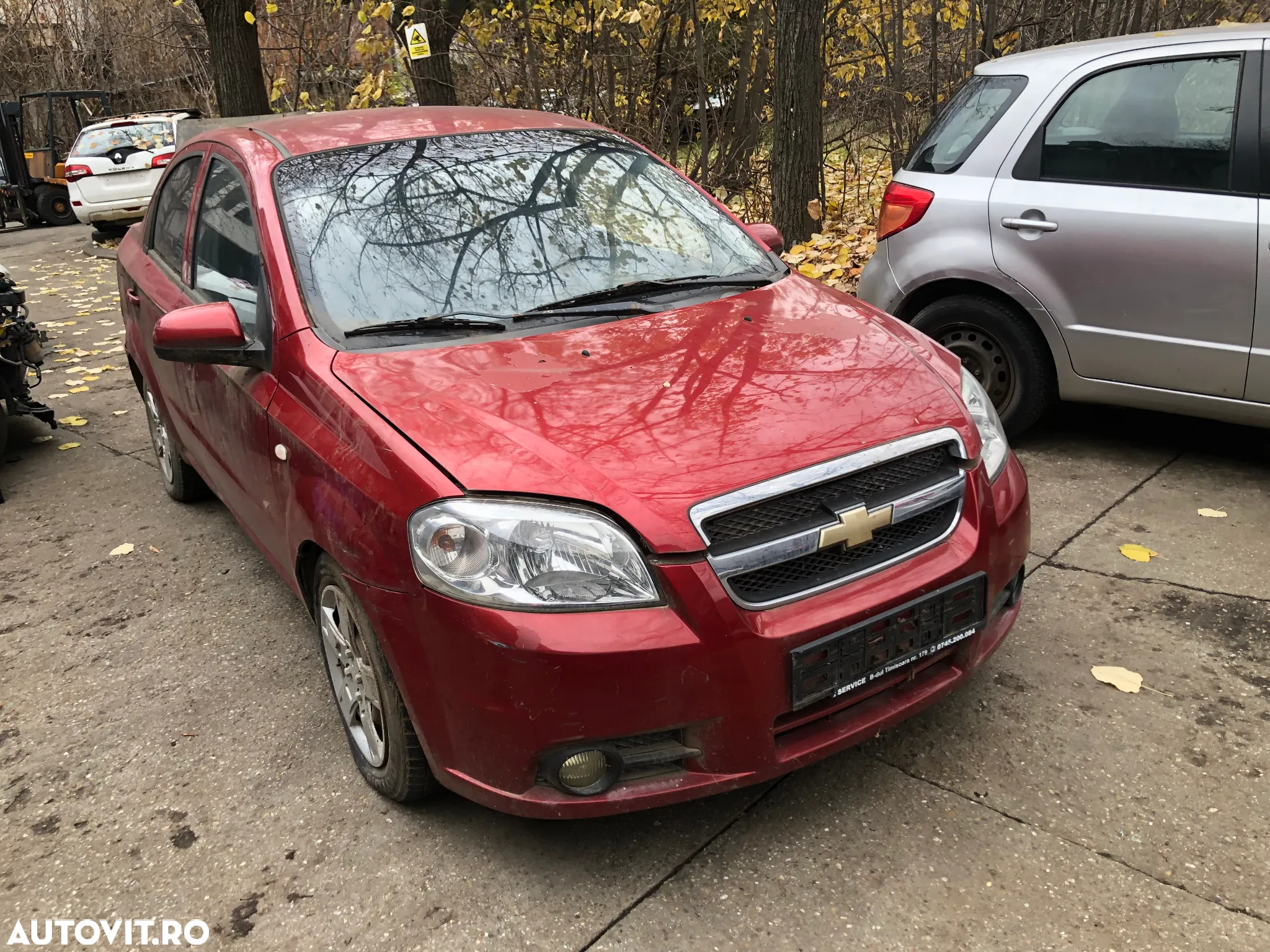 Dezmembrez Chevrolet Aveo visiniu rosu 1.2 benzina 2008 - 2