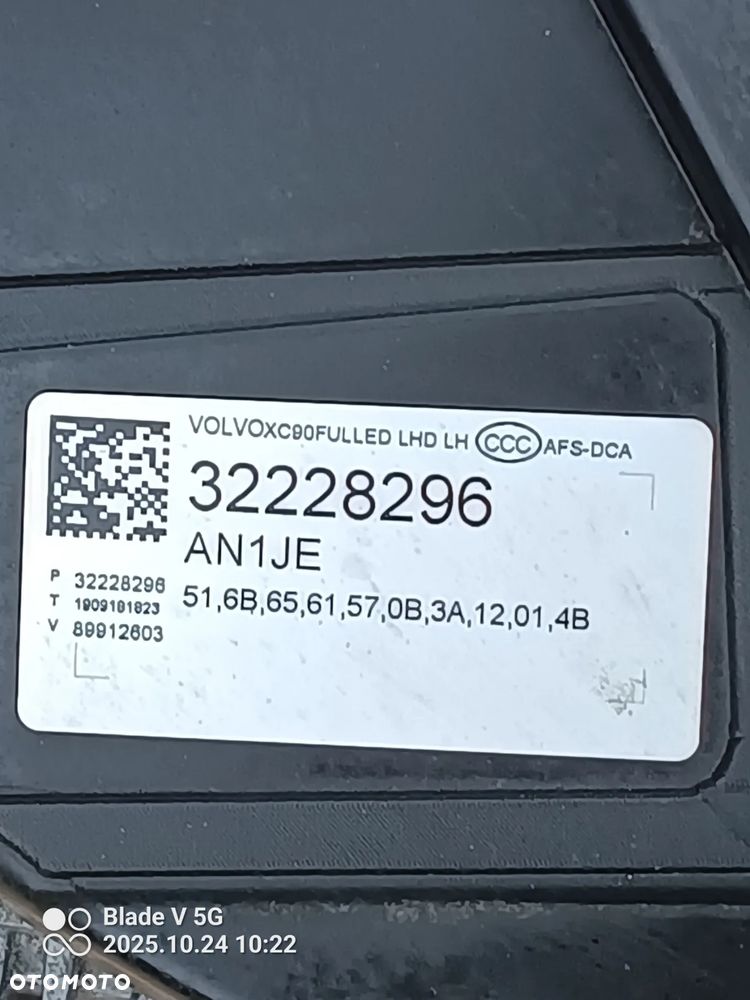 Lampa Lewa Full Led Volvo XC90 Lift - 7