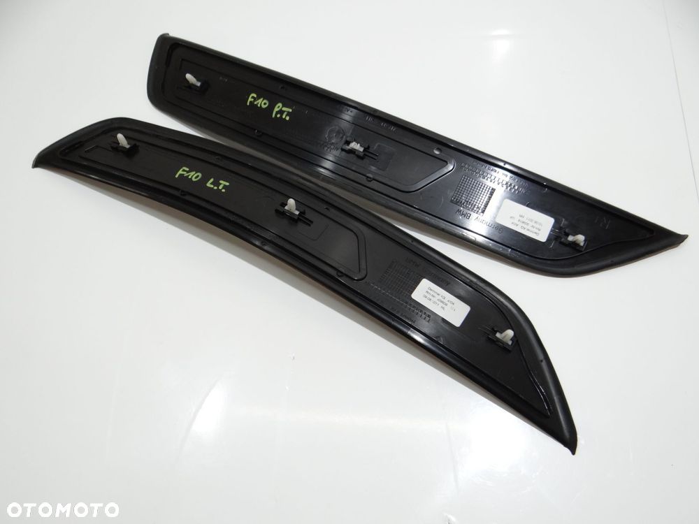 LISTWY NAKŁADKI PROGOWE BMW F10 8050054 8050053 KOMPLET M PAKIET (20189727) - 5