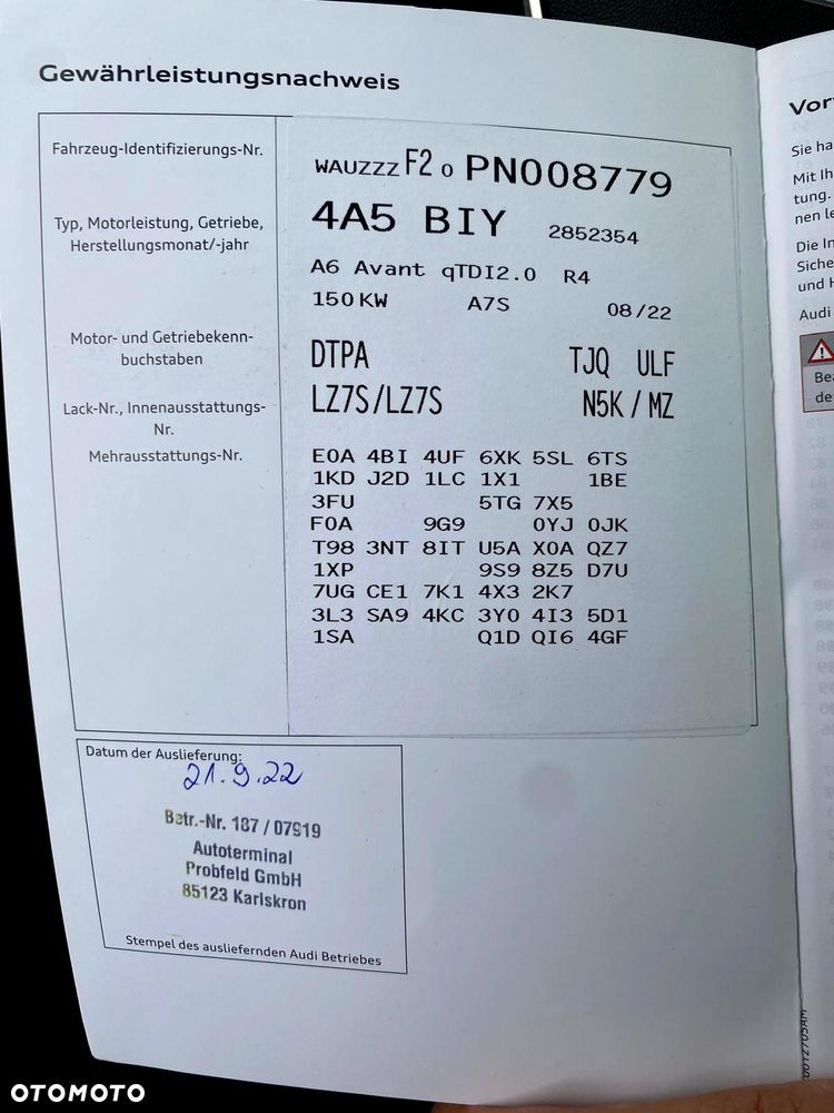 Audi A6 Avant 40 TDI quattro S tronic S line - 27