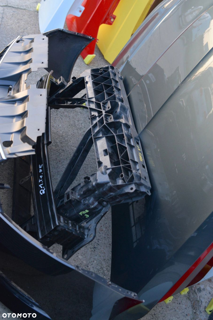 MASKA ZDERZAK GRILL BŁOTNIK PAS LAMPA H7 XENON BELKA SKODA FABIA 3 III - 12
