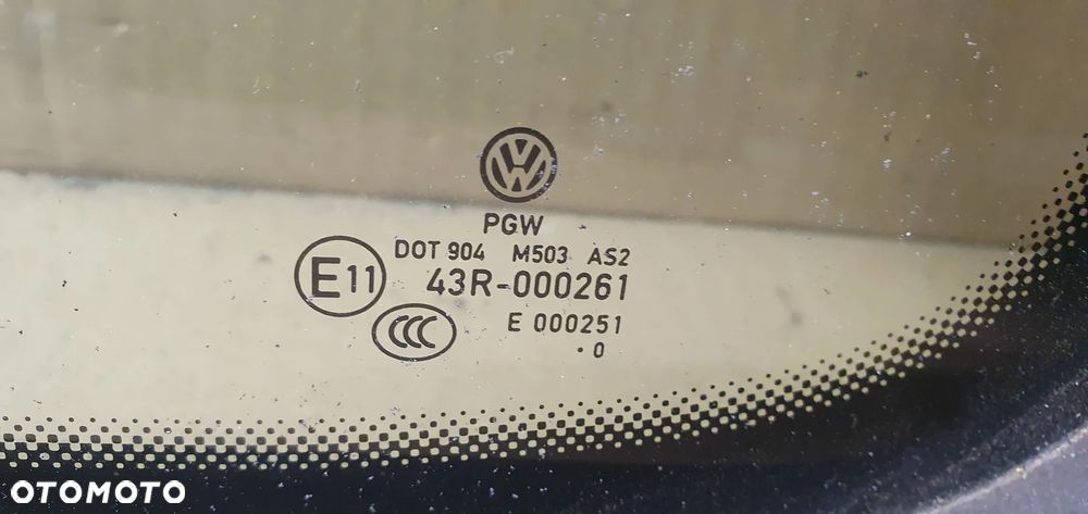 Szyba lewy tył tylna lewa karoseryjna VW Passat B7 AS2 10r - 4