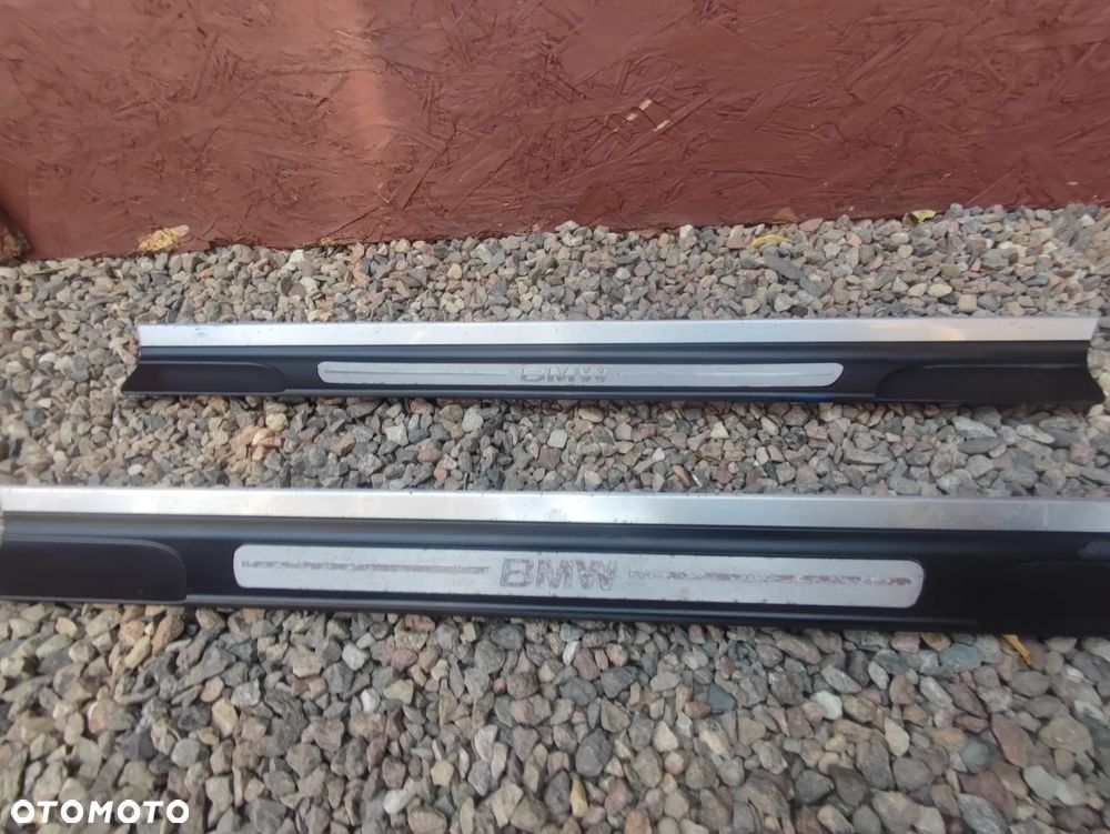 BMW E46 COUPE / CABRIO ORYGINALNE LISTWY OZDOBNE PROGOWE LEWA / PRAWA O NR. 51 47 8 219 213 / 51 47 8 219 214 OEM W WERSJI CHROM - 3