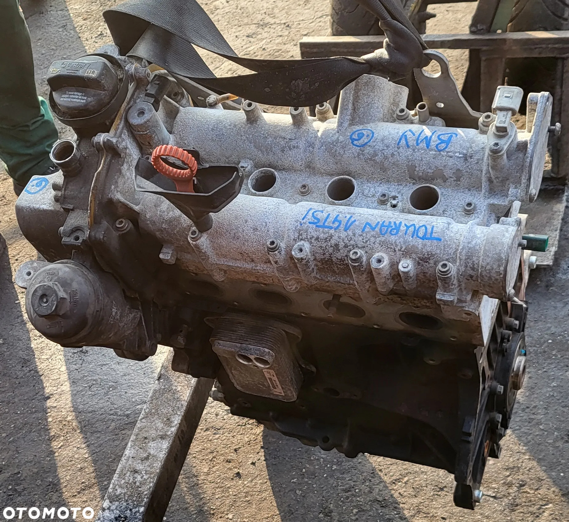 VW TOURAN 07r 1.4 TSI SILNIK BMY GOŁY - 3