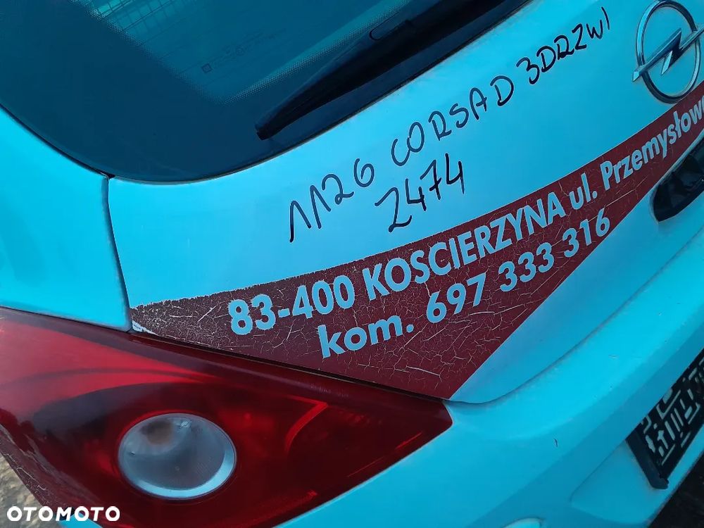 Klapa Tylna Tył Bagażnika Opel Corsa D HB 3Drzwi Z474 - 3