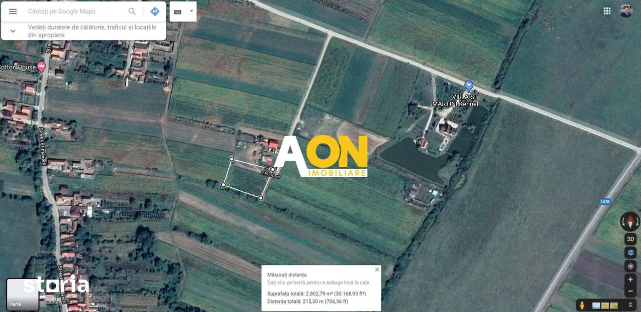 Teren 2800 mp, sat Galtiu, comuna Santimbru - Imagine principală: 2/5