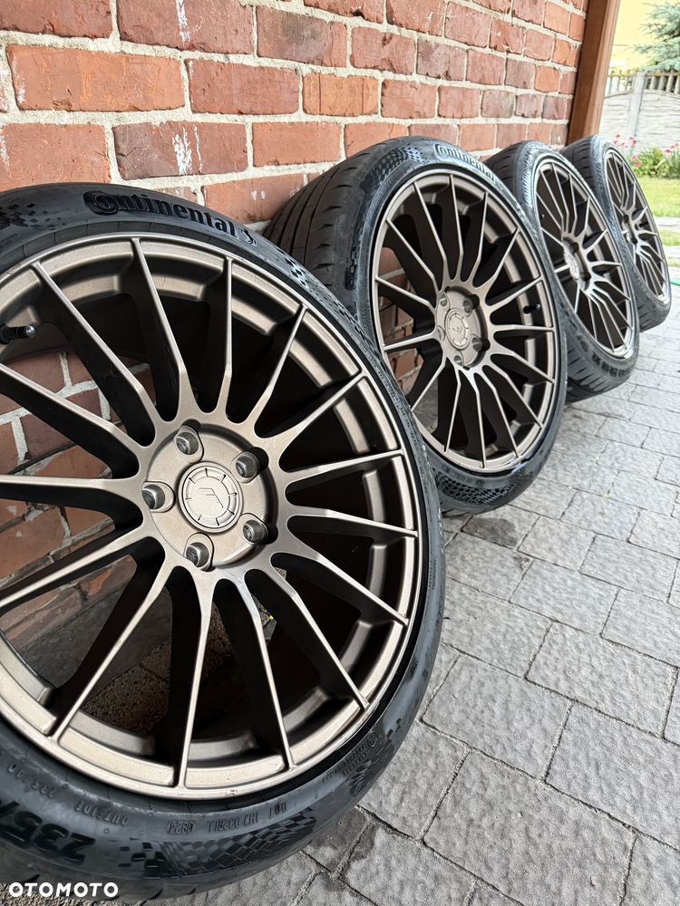 Zestaw kół letnich 18" 5x112 – Japan Racing SL05 Matt Bronze + Continental SC7 - 1