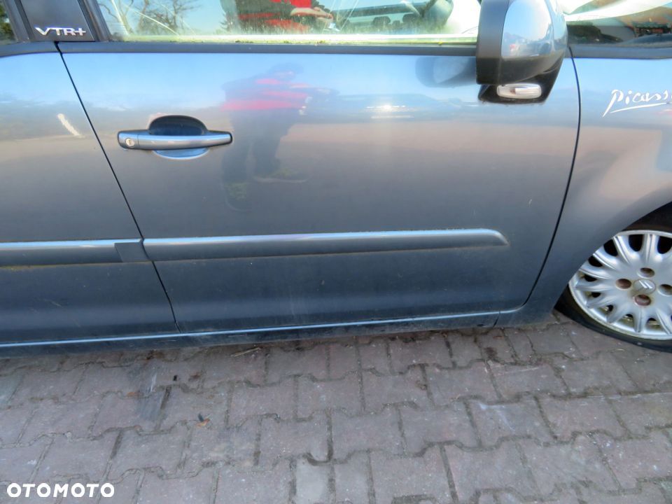 DRZWI PRZEDNIE PRAWE C4 PICASSO I EZWD  SZARY CITROEN 2006-2010 - 3