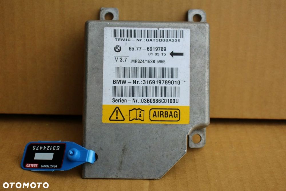 Moduł sensor poduszek AIRBAG BMW 5 e39 6919789 V 3.7 (4475) - 1