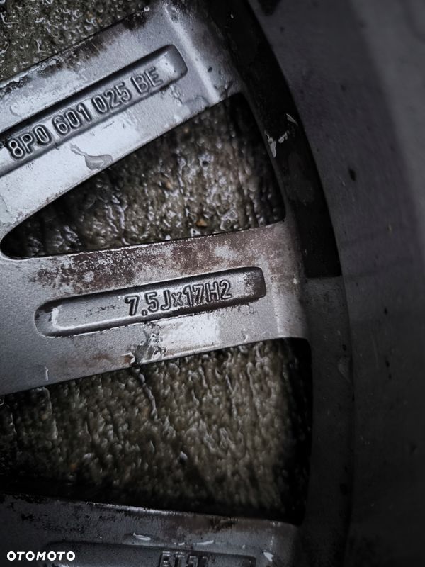 FELGA ALUMINIOWA AUDI A3 A4 A6 VW SKODA 7.5J R17 ET56 8P0601025BE Z*50* OK - 11