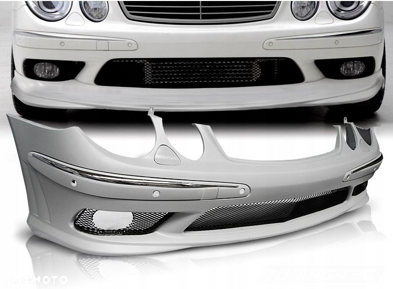 Zderzak Przod Kpl AMG-look e55 amg Tuning Mercedes E-klasa w 211 2002-2006 - 3
