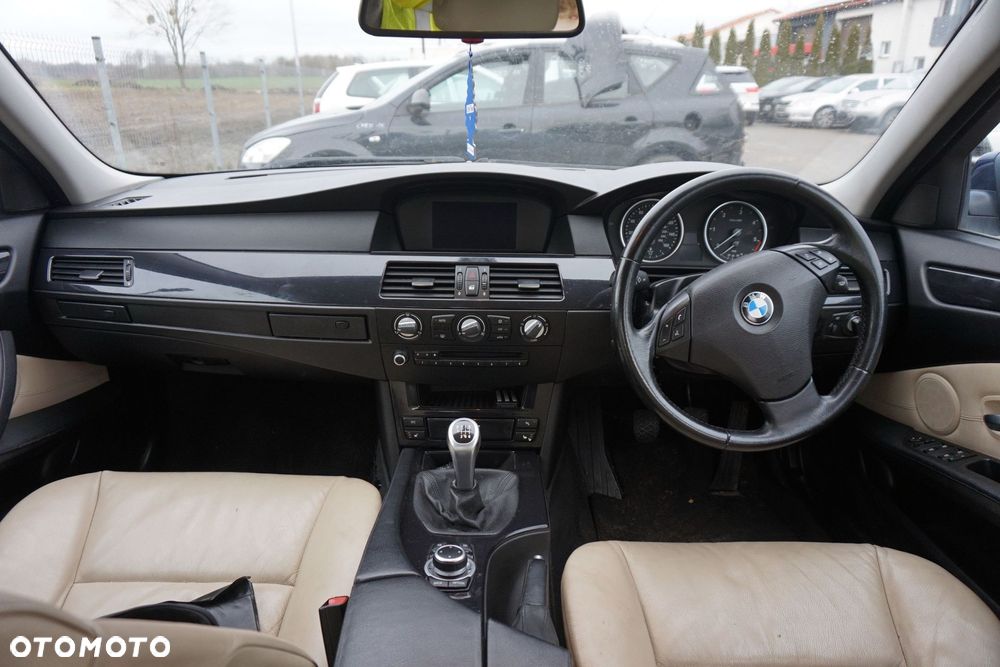 BMW 5 E60 LIFT LCI SEDAN 2009 A76 2.0 D N47D20A 177KM GS6-37DZ NIEBIESKI TIEFSEEBLAU na części - 9