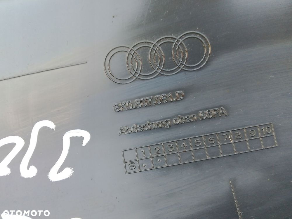 osłona pasa przedniego audi a4 b8 lift 8k0807081d - 3