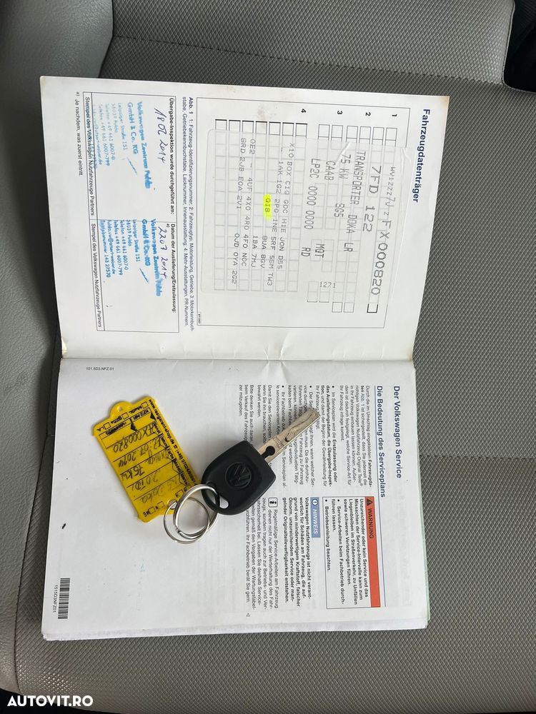 Volkswagen Transporter Doka cu Bena - 14