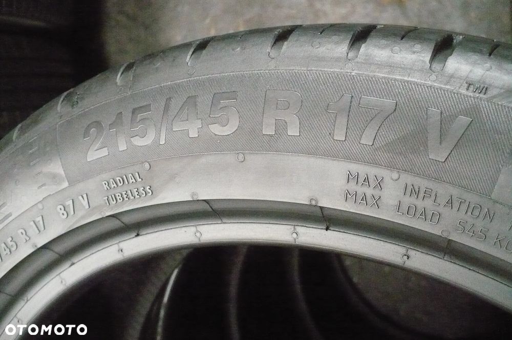 CONTINENTAL EcoContact 5 215/45R17 6,1mm 2023 - 2