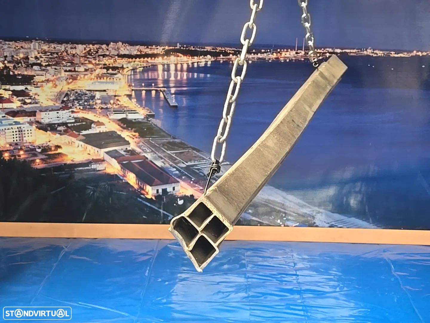 Barra de Parachoque traseiro reforço originais para audi a6 c6 2003- - 1
