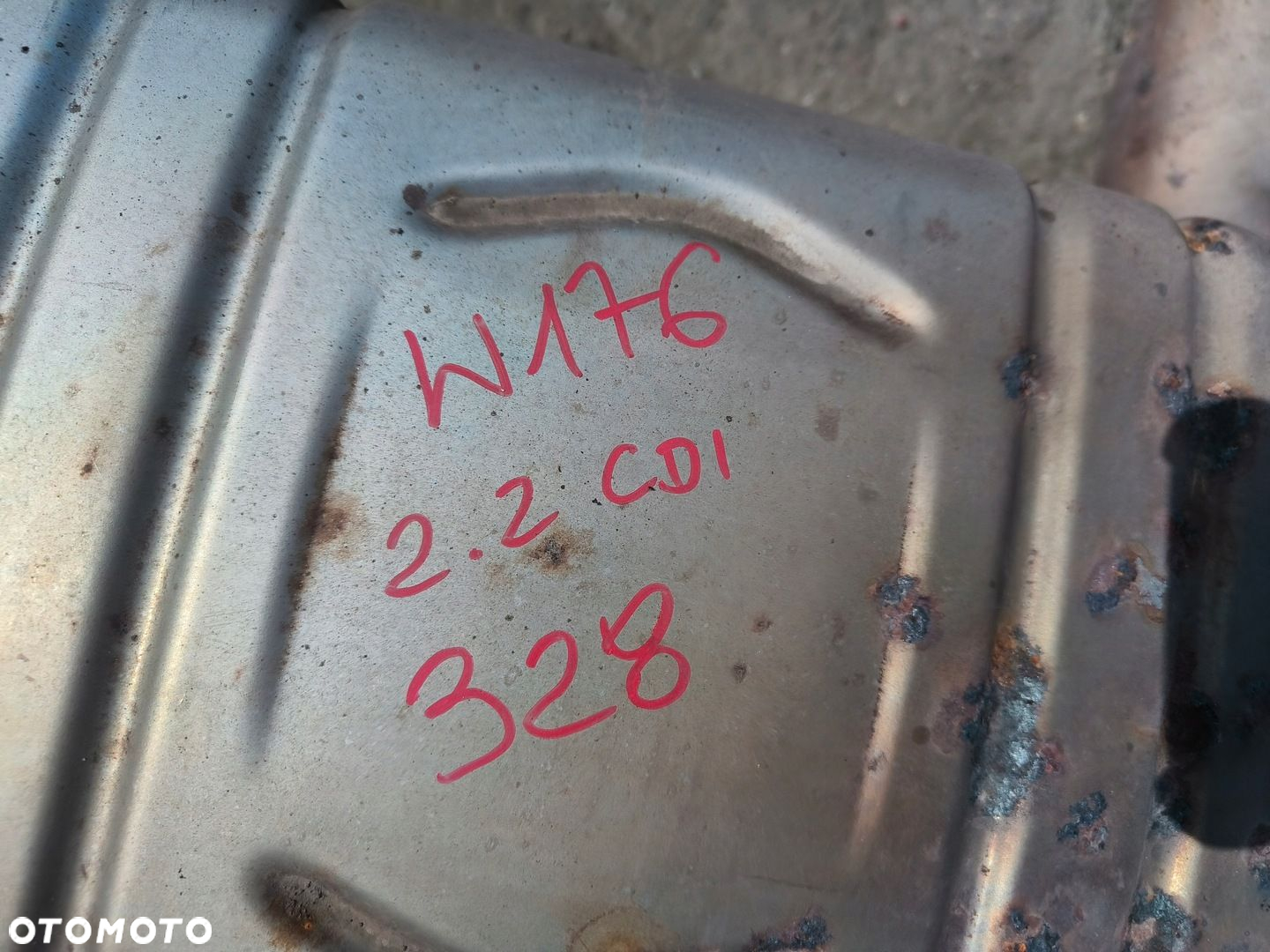 MERCEDES A KLASA W176 2.2 CDI TŁUMIK WYDECH KOMPLETNY A1764910101 - 3
