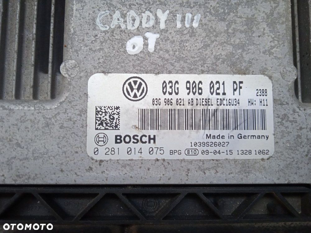 Komputer Silnika Volkswagen Caddy III 03G906021PF - 2