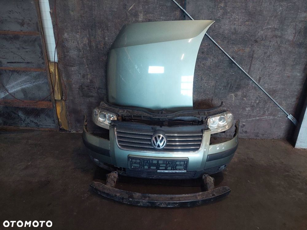 KOMPLETNY PRZÓD MASKA ZDERZAK LAMPA PAS VOLKSWAGEN PASSAT B5 FL LA6W - 2