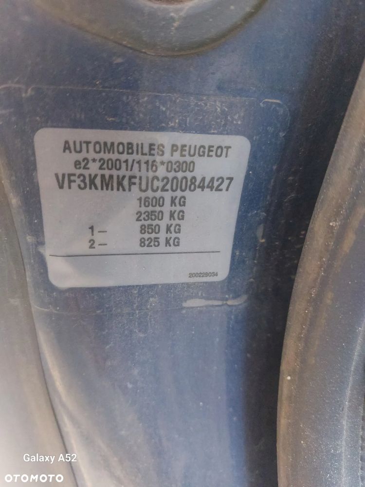Zderzak PEUGEOT 1007 1,4B 06R. maska,lampy,drzwi,klapa.... - 8