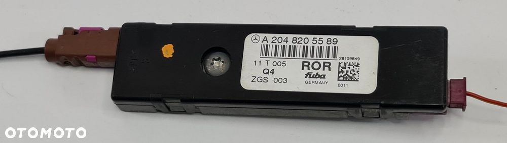 WZMACNIACZ ANTENY MERCEDES W204 A2048205589 - 1