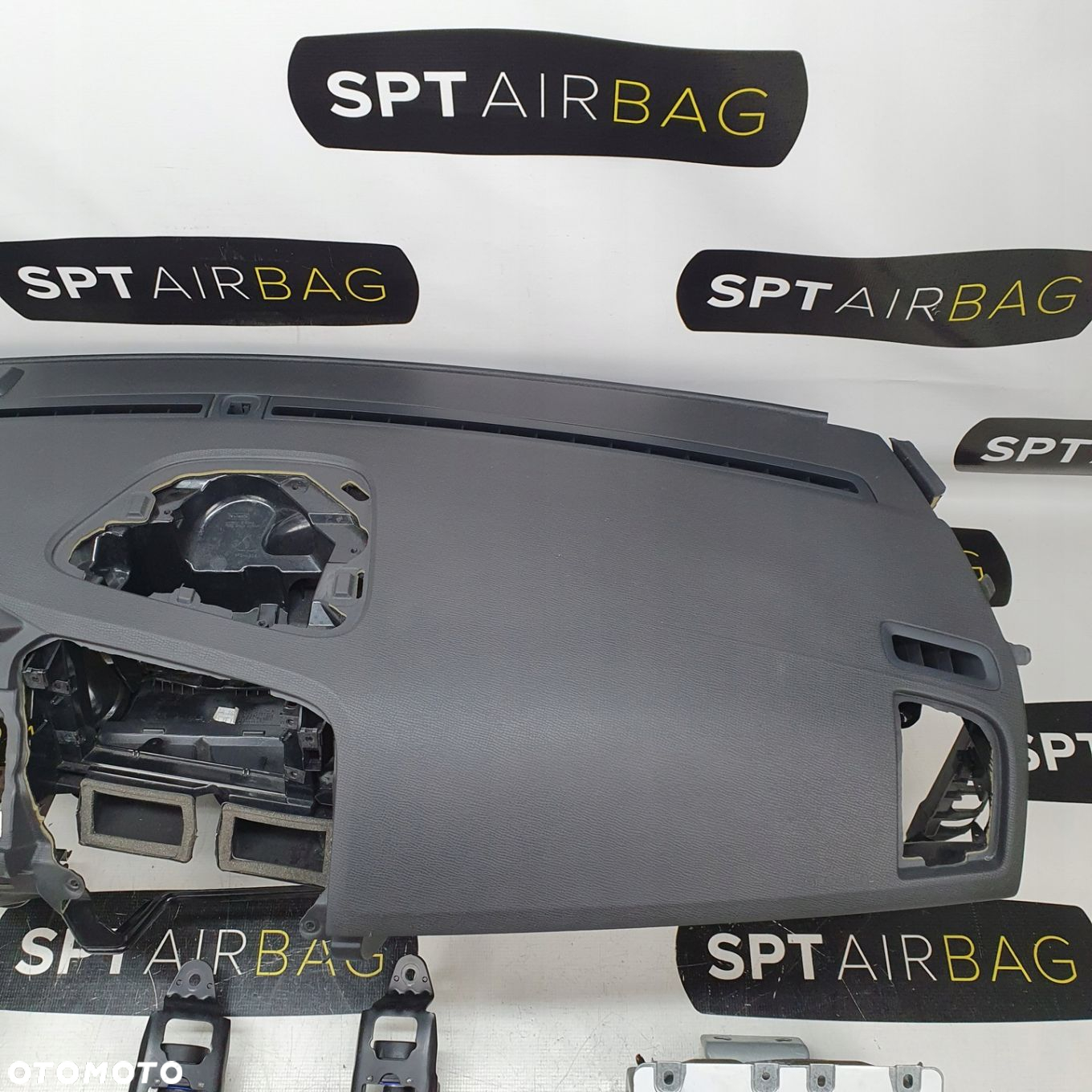 VOLVO XC60 I 1 DESKA ROZDZIELCZA KONSOLA KOKPIT PULPIT PODUSZKI AIRBAG AIR BAG PASY KIT SET - 4