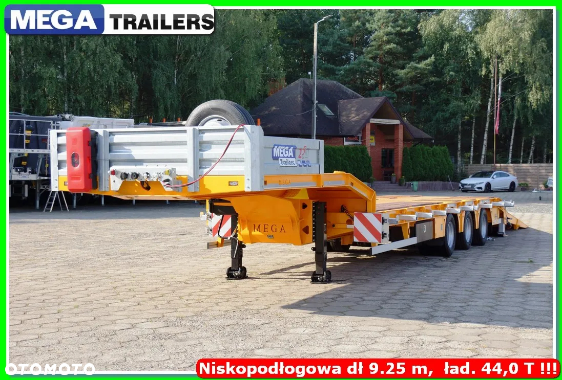Mega Niska podłoga, DMC 54 T, oś skrętna, najazdy HYDRULICZNE 4,0 M !!! - 9