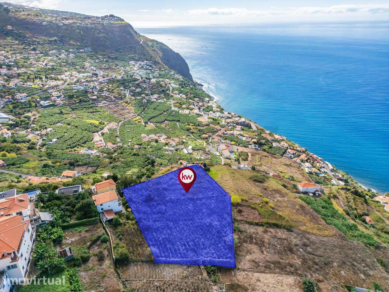 Terreno plano no Loreto, Calheta – Vista mar e excelente exposição sol - Grande imagem: 5/47