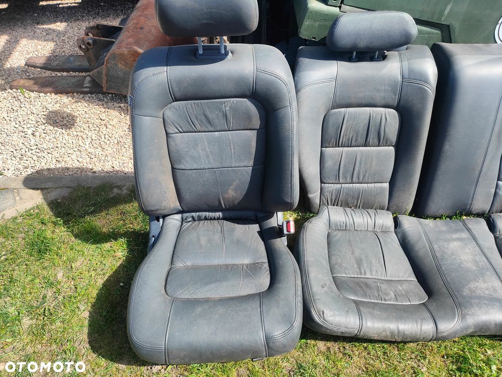 Honda Accord VI Coupe 98-02 Fotele fotel skórzane czarne komplet - 3