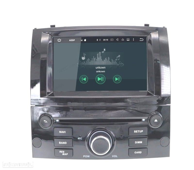 AUTO RADIO GPS ANDROID 11 PARA PEUGEOT 407 04–10 - 2