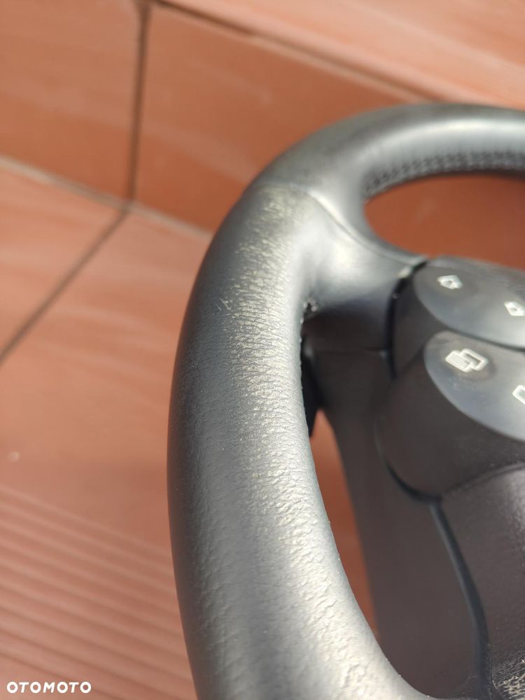 MERCEDES W209 CLK W211 LIFT W219 CLS KIEROWNICA czarna Skórzana Łopatki - 9