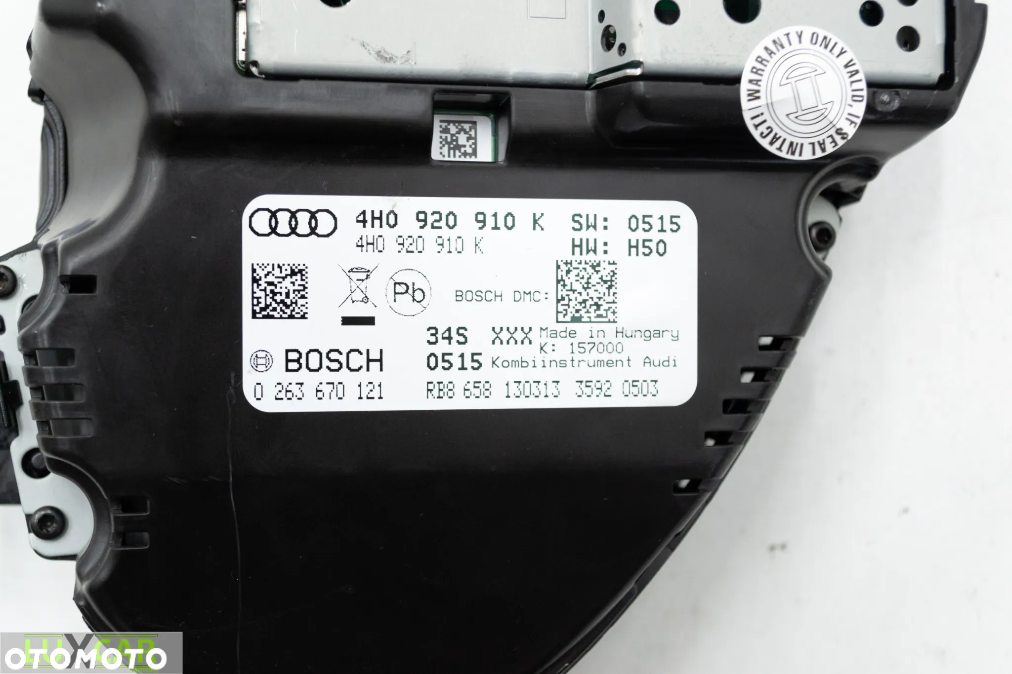 AUDI A8 D4 LICZNIK ZEGARY PRĘDKOŚCIOMIERZ UK 4H0920910K GORLICE - 6