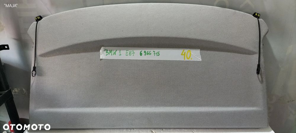 BMW serii 1 e87 6966715 PÓŁKA BAGAŻNIKA TYLNA - 1
