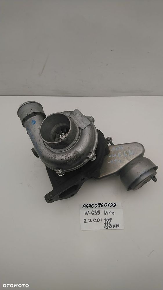TURBINA 2.1 CDI 2.2 CDI 109KM 110KM 150KM VIANO W639 A6460960199 - 1