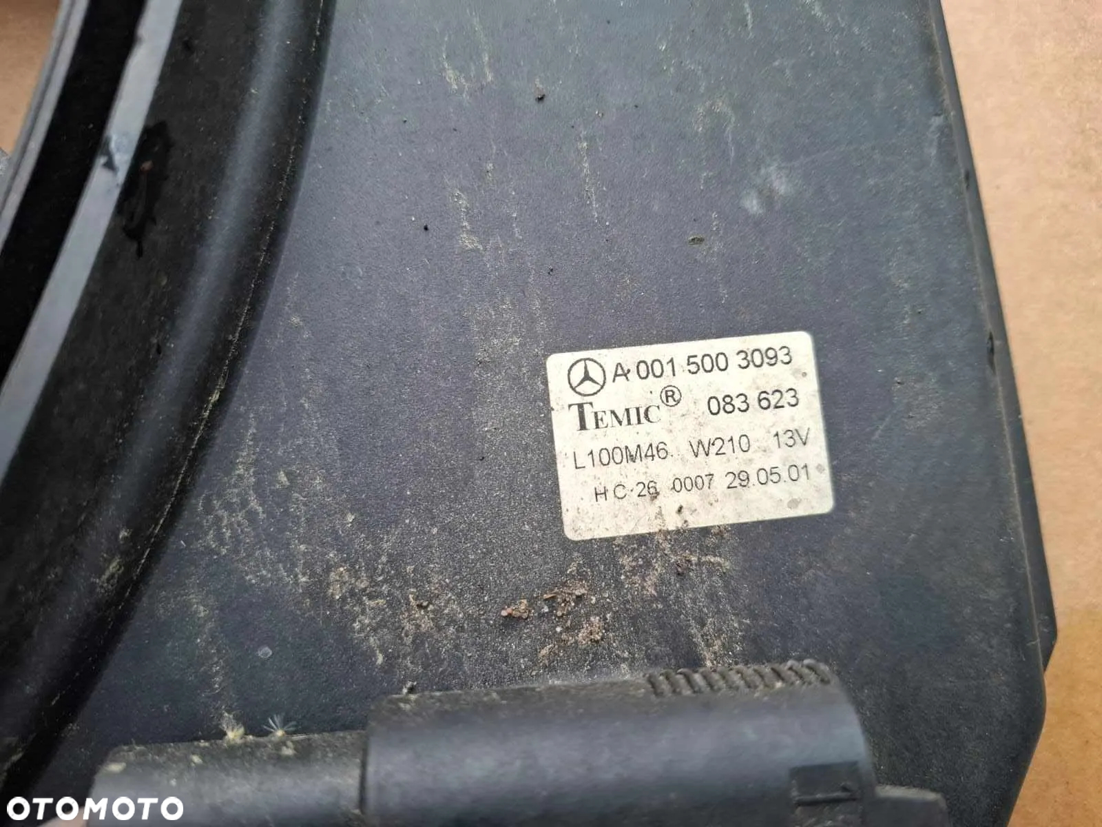 WENTYLATOR CHŁODNICY MERCEDES W210 2,7 CDI a0015003093 - 4