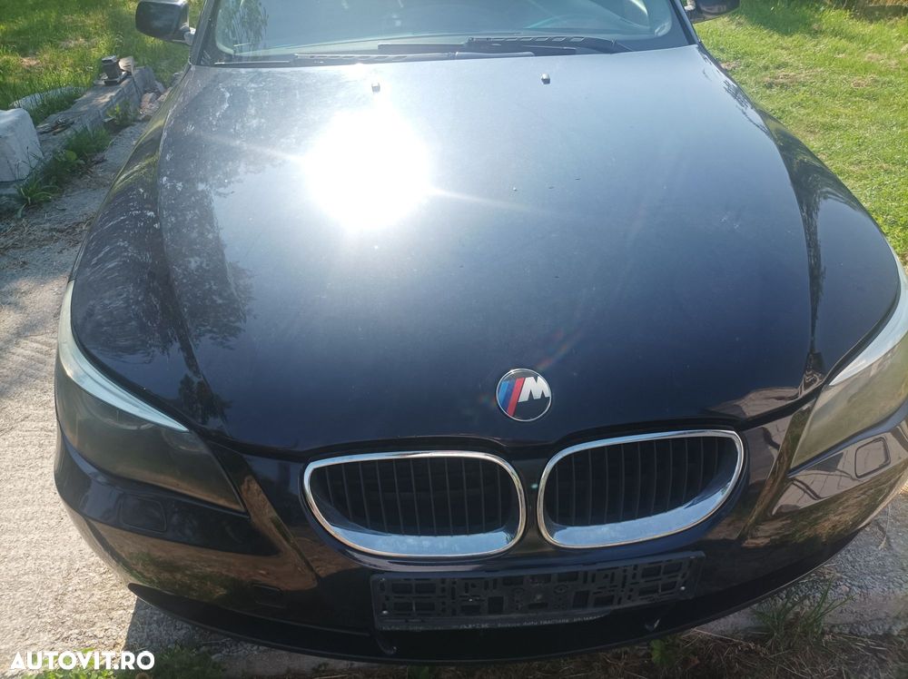 Grile nări cromate bară față BMW seria 5 E60 E61 - 5