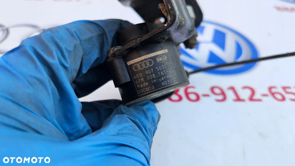 VW Phaeton 3D Czujnik poziomowania świateł xenon tył 4E0907503C 4E0616572D - 4