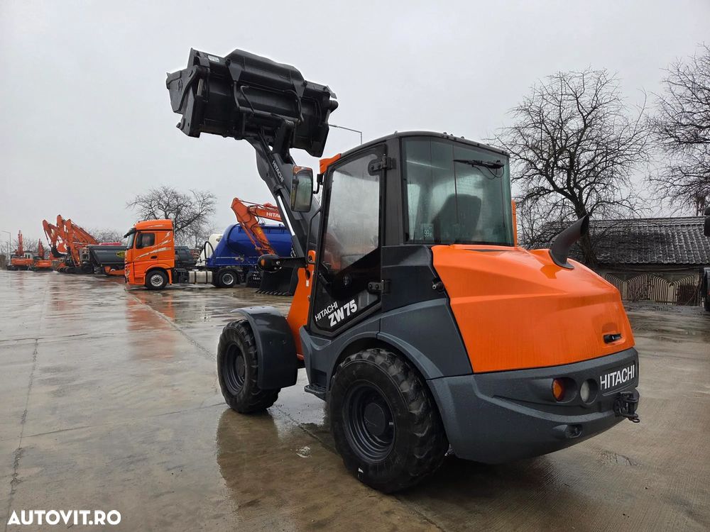 Hitachi ZW75, 2020, 1.915h, ridica 2,4t la 3,2m, CUPA 4x1 MULTIFUNTIONALA 1mc, cupa noua 1mc, furci, cupla rapida, aer conditiona, motor Deutz 75CP euro 6, Garda sol inalta 32cm, produs in Germania, STARE FOARTE BUNA, posibil leasing 4 ani-PROMOTIE 37.900eur - 10