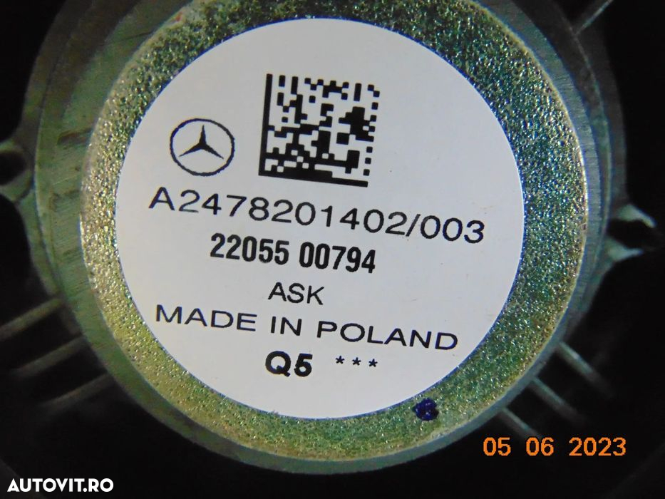 Boxa Mercedes GLB X247w177 w247 a class b class speaker cla w118 - 3